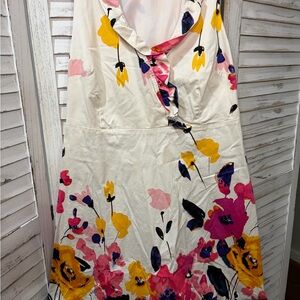 Lane Bryant Size 20 Floral Sleeveless Dress